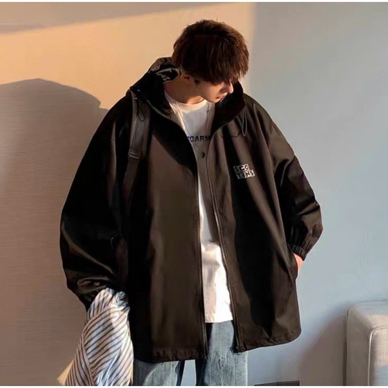 Áo khoác dù big size 2 lớp SGOTINS giống hình mẫu