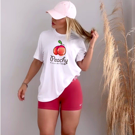 áo thun PEACHY form rộng cotton 100% dày dặn thoải mái #637