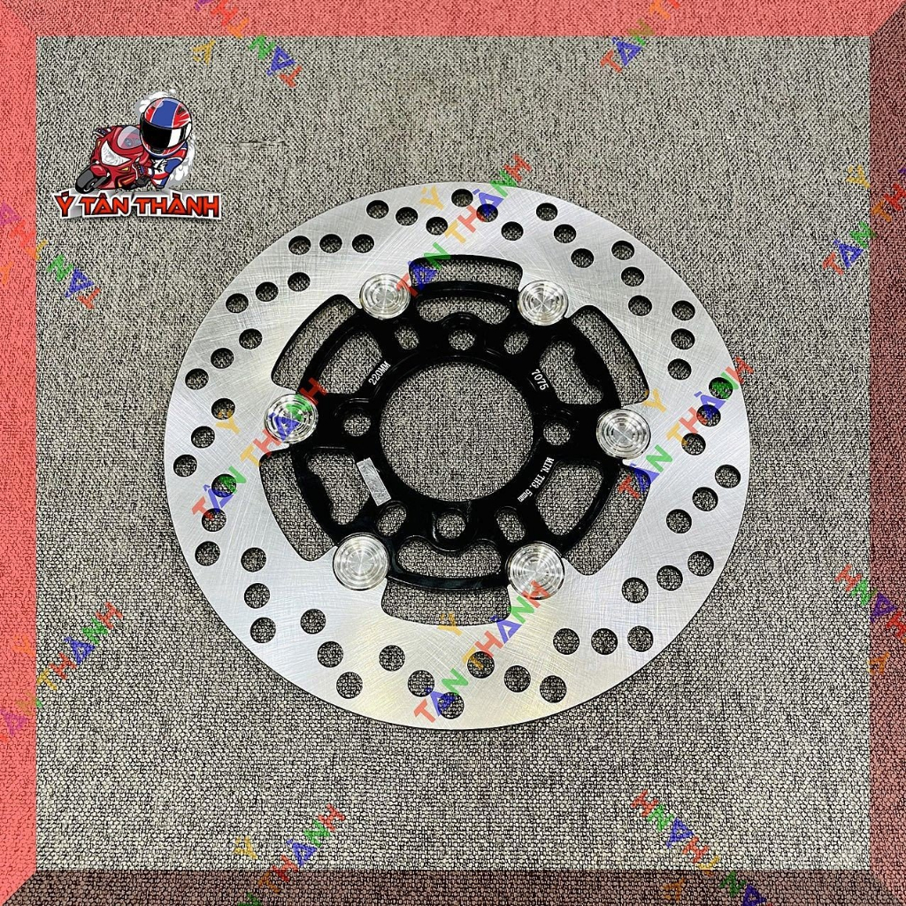 Đĩa thắng HT long đền inox 220mm MS52