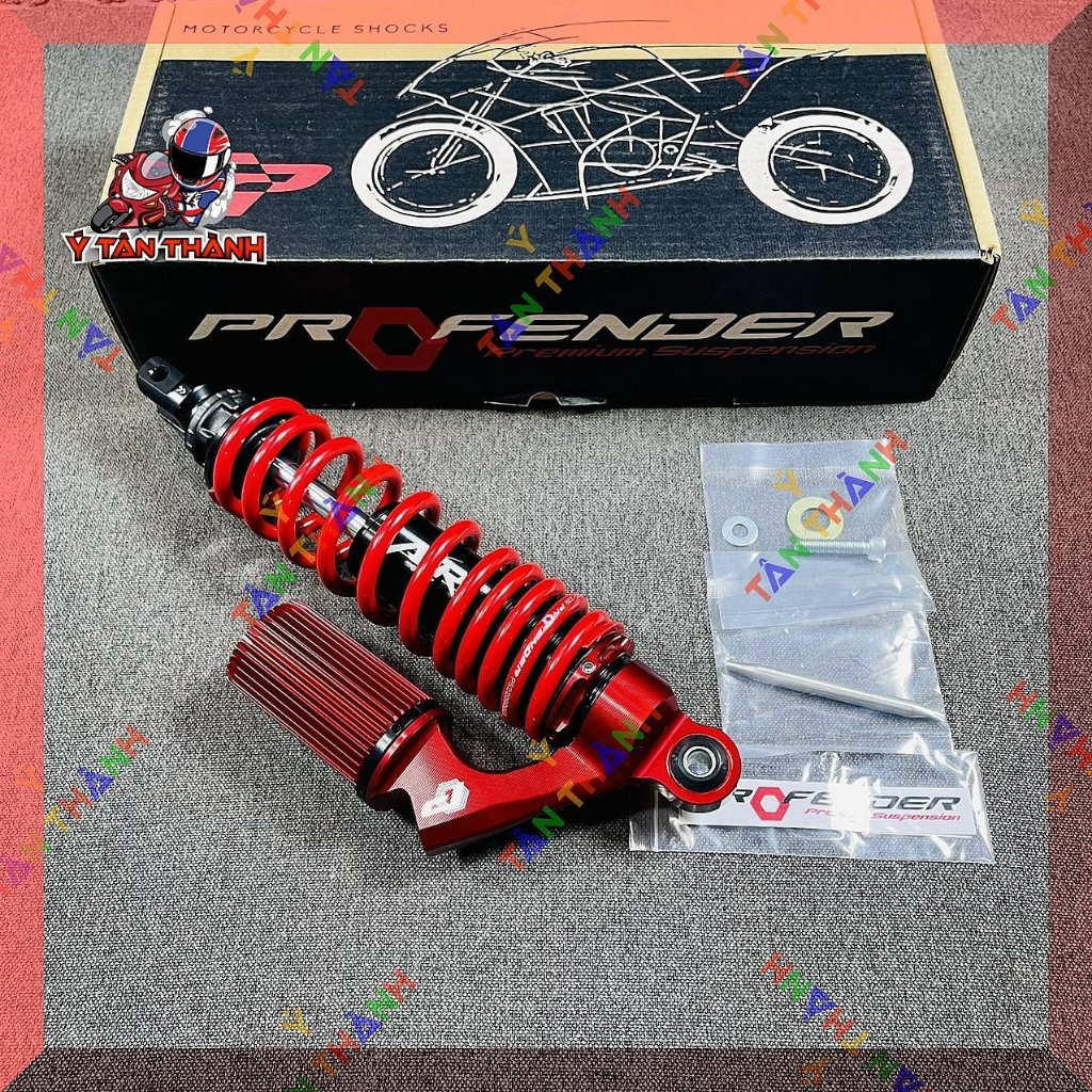 Phuộc Profender vario bình dầu trên MS48