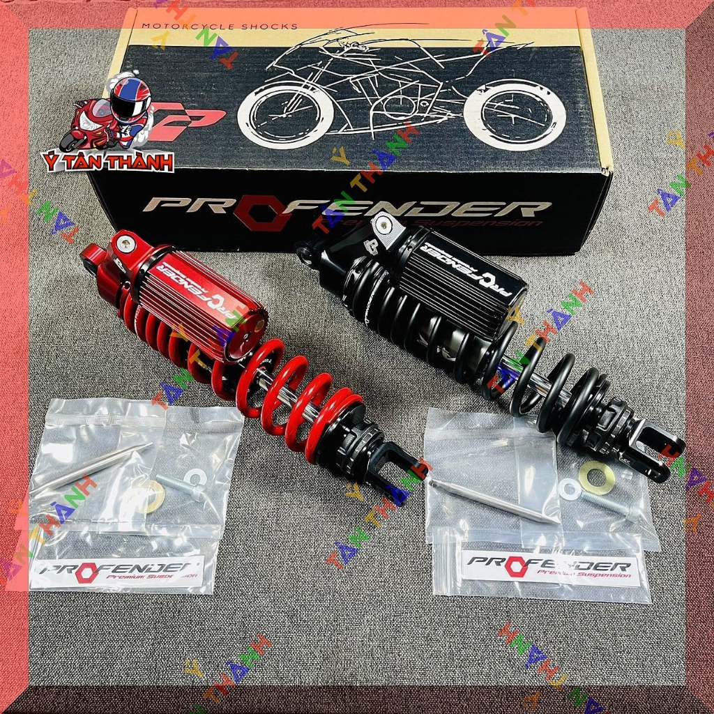 Phuộc Profender vario bình dầu trên MS48