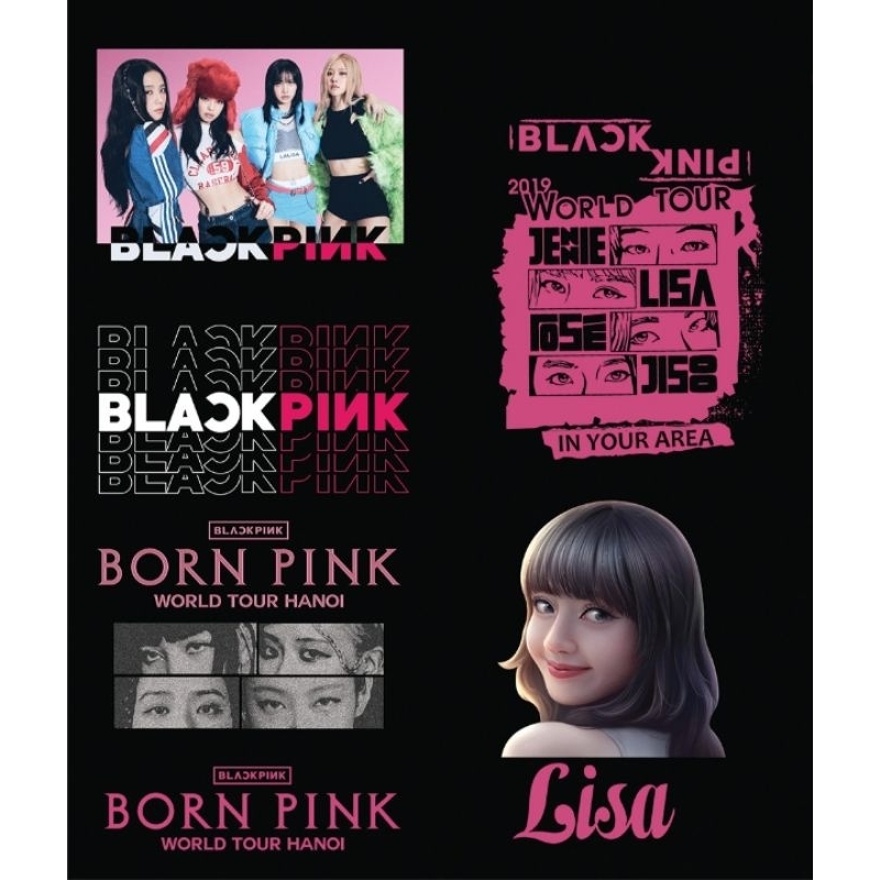Hình ủi nhiệt, in áo. Mẫu Blackpink BP1