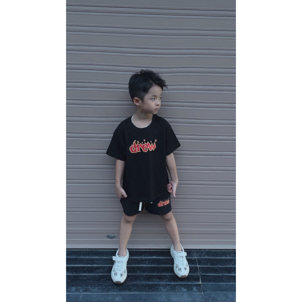 Set Quần Áo Chữ Lửa cho bé chất liệu cotton cao cấp thoáng mát 2BKidFashion