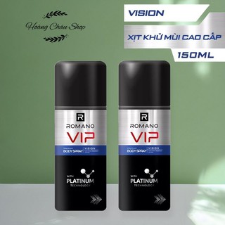 Xịt khử mùi romano vip - vision 150ml