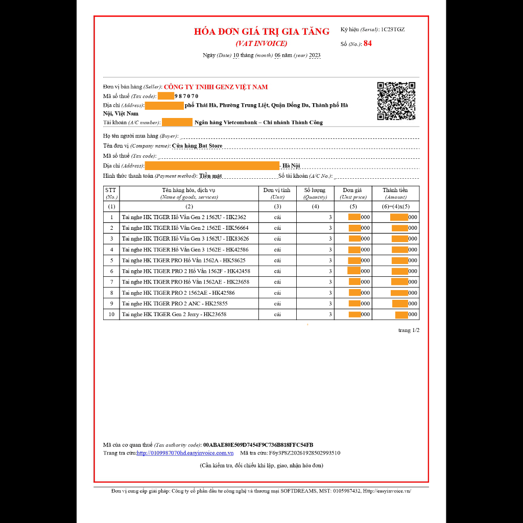 Tai Nghe Hổ Vằn Gen 3 1562E – Phiên Bản Cao Cấp Nhất Dòng Gen 3