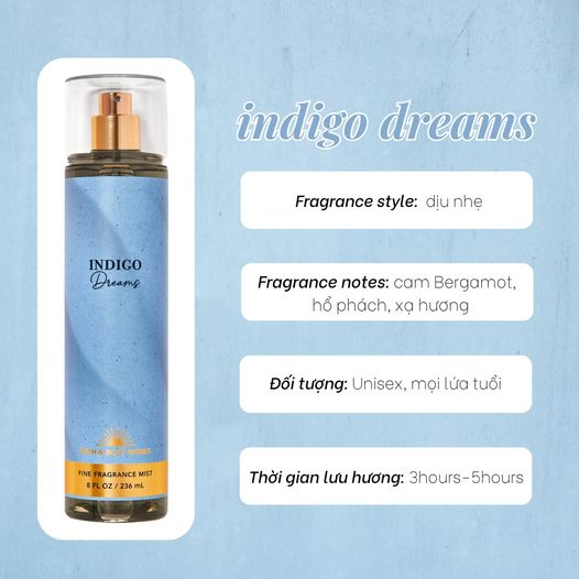 Bodymist INDIGO DREAMS BBW 236ml