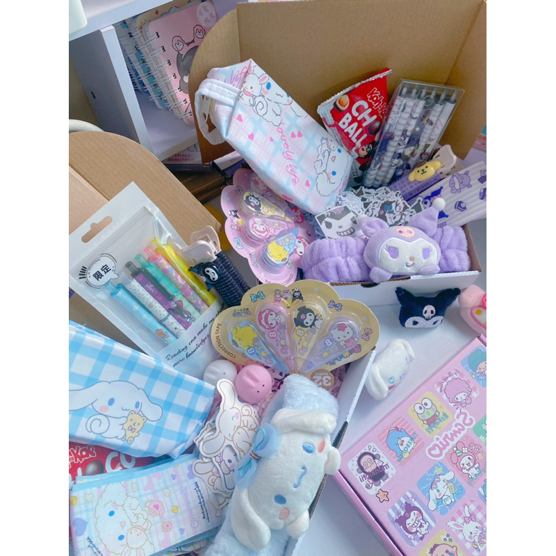 Set quà tặng chủ đề Sanrio Kuromi Cinnamoroll cho bạn gái,người thương các dịp kỷ niệm,sinh nhật