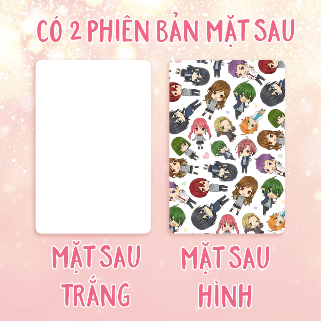 Các bộ ảnh card bo góc HORIMIYA - ảnh card bo góc anime manga