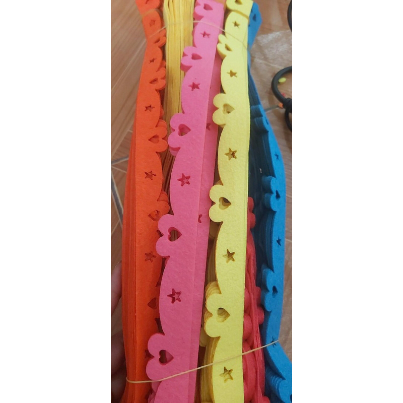 Combo 10 Dây Viền Trang Trí Làm Bằng Nỉ 25K