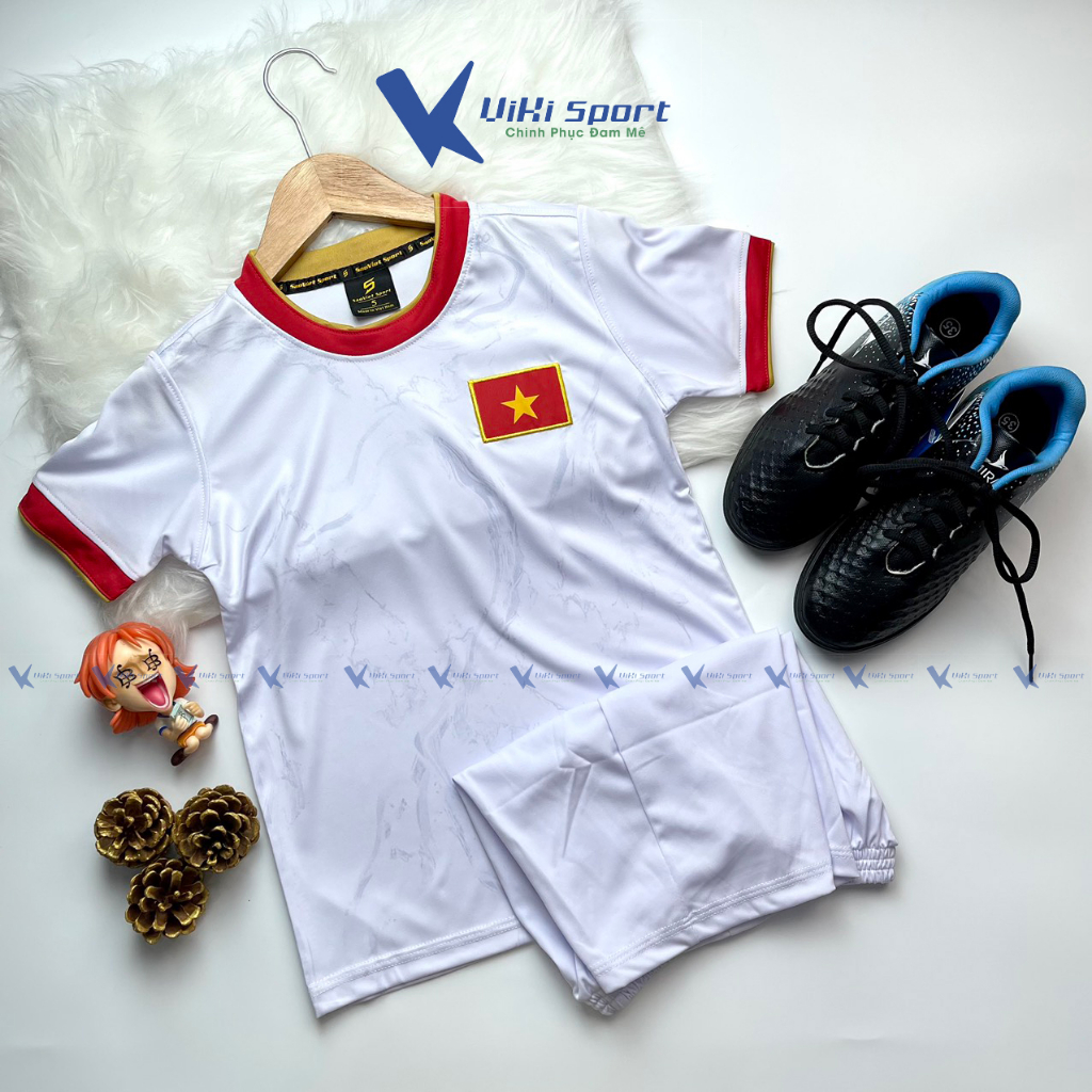 Bộ quần áo đá bóng cho bé từ 10kg đến 45kg SV02- ViKi Sport