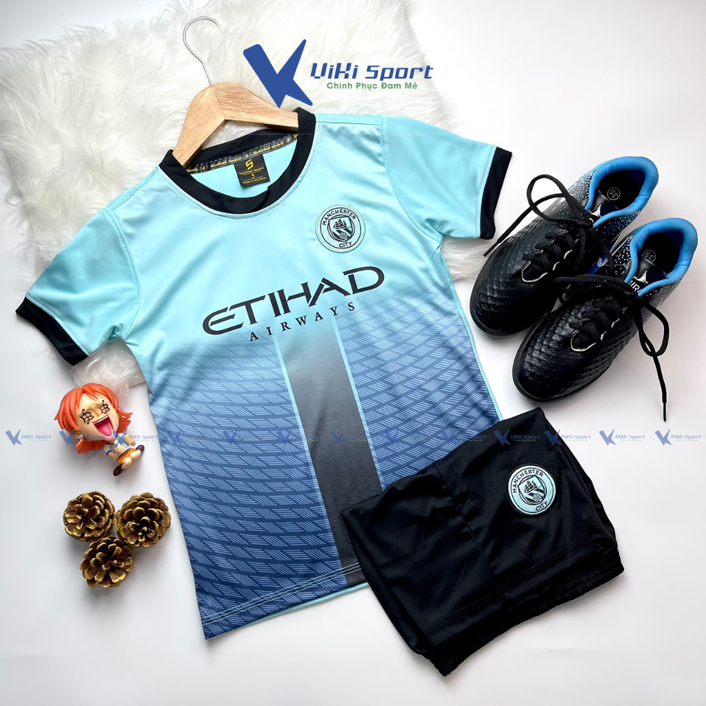 Bộ quần áo đá bóng cho bé từ 10kg đến 45kg SV02- ViKi Sport