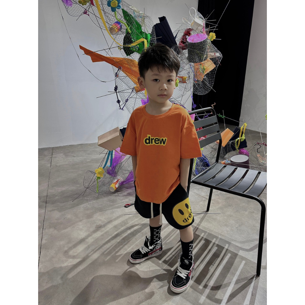 Set Quần Áo Cam Chữ Vàng  cho bé chất liệu cotton cao cấp thoáng mát 2BKidFashion