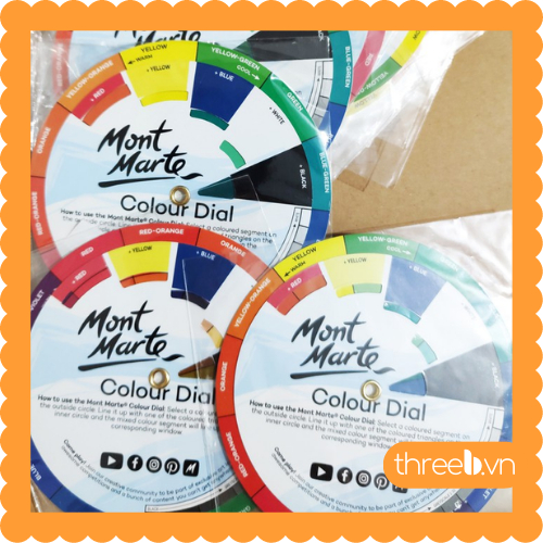 Bảng Hướng Dẫn Pha Màu Mini Mont Marte Colour Dial - MAXX0039