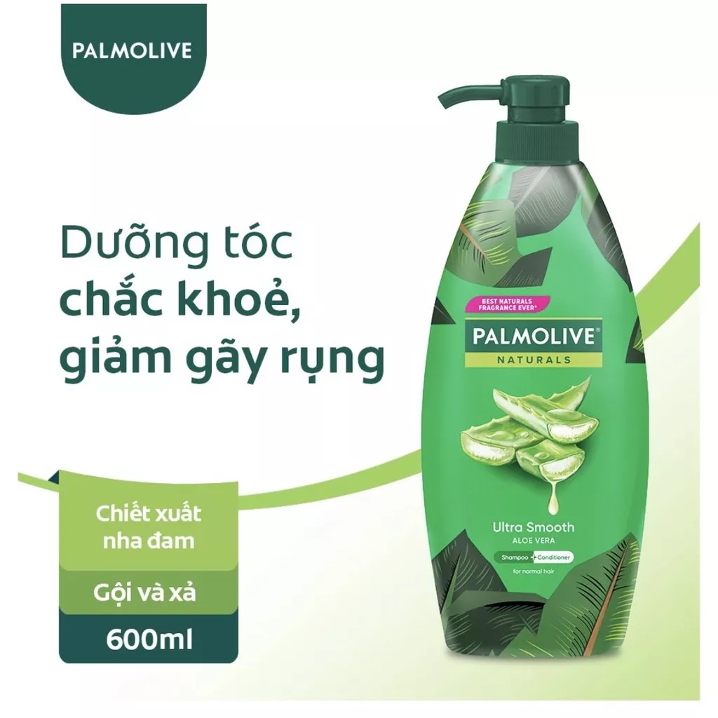 Dầu gội xả 2in1 Palmolive Naturals chiết xuất thiên nhiên 600ml