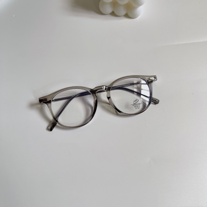 Gọng kính cận nhựa dẻo form bầu basic 83087 Jelly eyewear