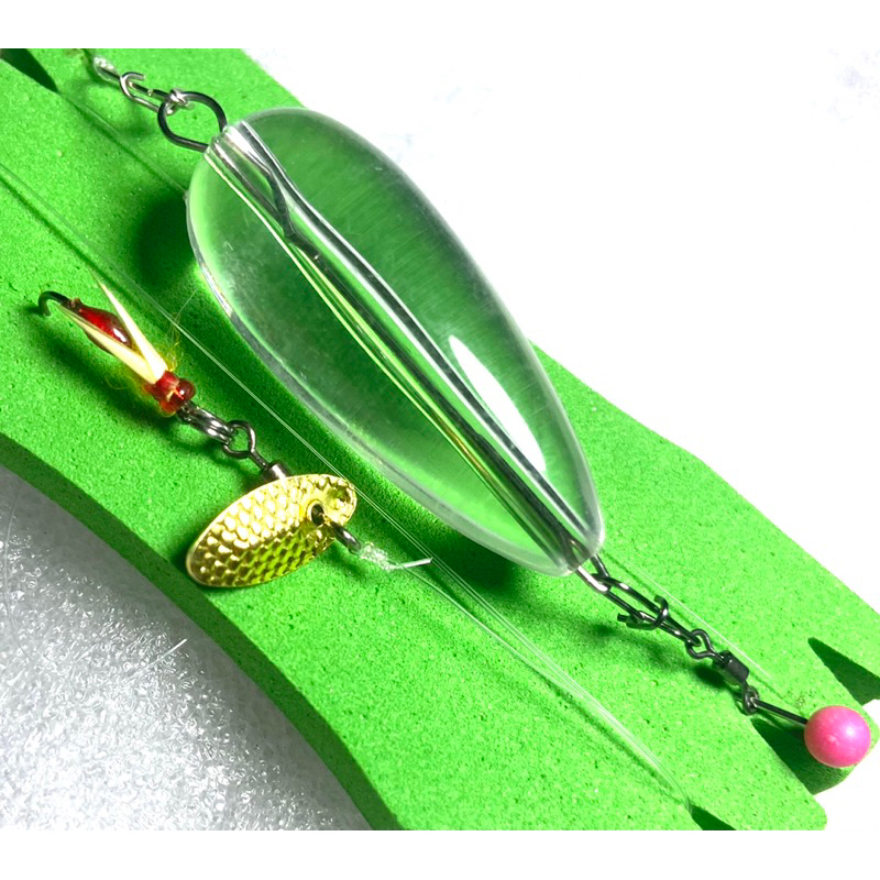 Thẻo bọ thìa xoay câu cá mương buộc sẵn hoàn chỉnh