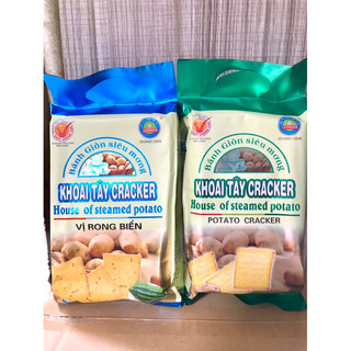Bánh Khoai Tây Cracker Jessica 238g siêu giòn siêu mỏng có 2 vị
