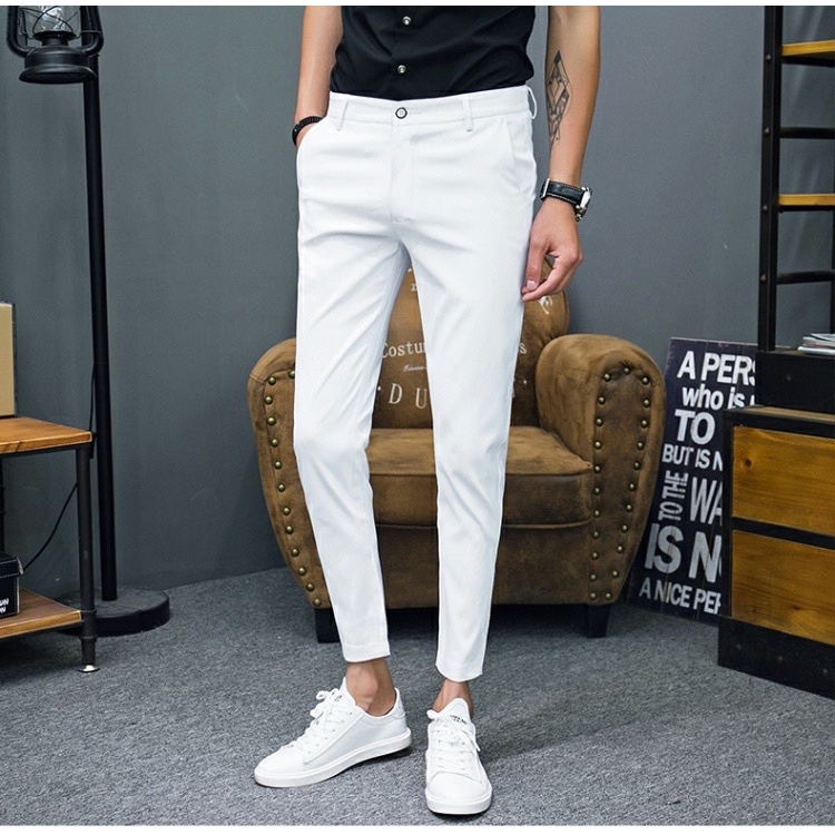 Quần tây nam 5 màu ống côn nhỏ ôm chân dáng body thời trang nam mẫu mới đang hot trend QUẦN ÂU NAM DÀI DÁNG HÀN QUỐC