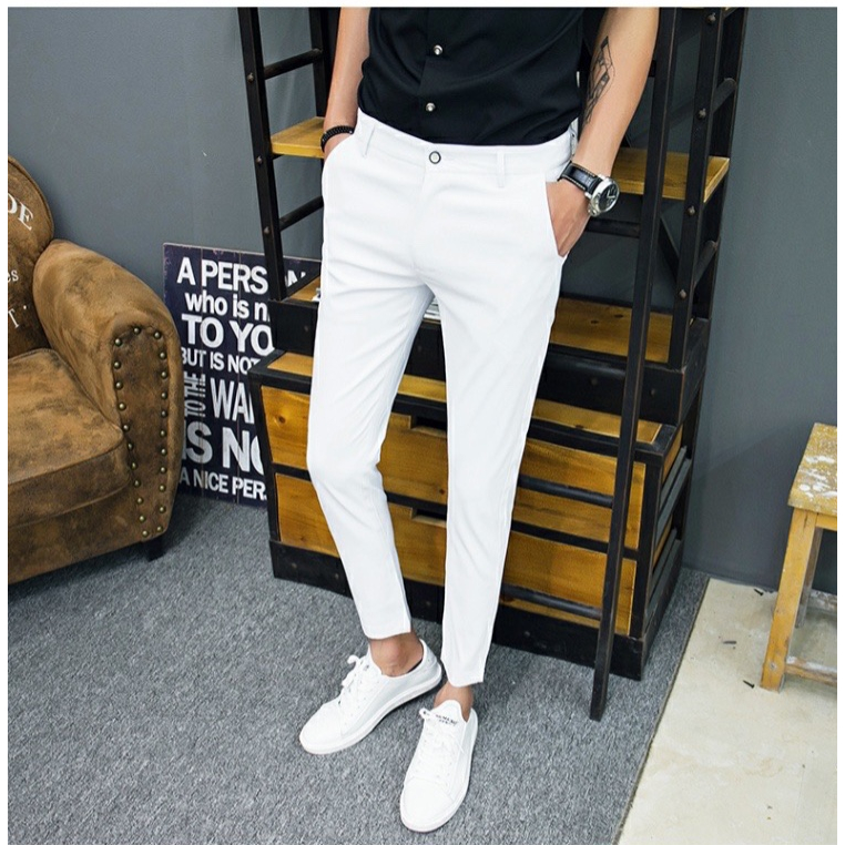 Quần tây nam 5 màu ống côn nhỏ ôm chân dáng body thời trang nam mẫu mới đang hot trend QUẦN ÂU NAM DÀI DÁNG HÀN QUỐC