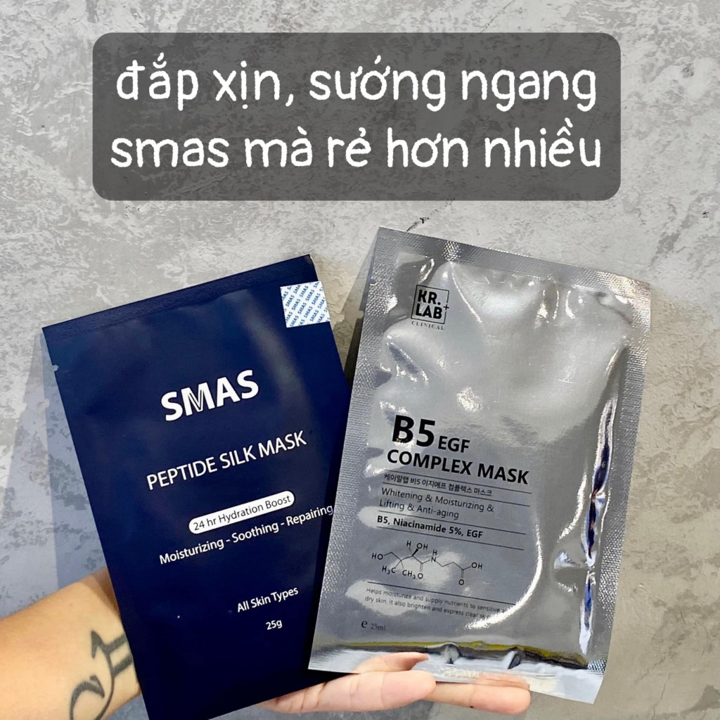 Combo 10 Mặt nạ b5 EGF tái tạo da chuyên sâu