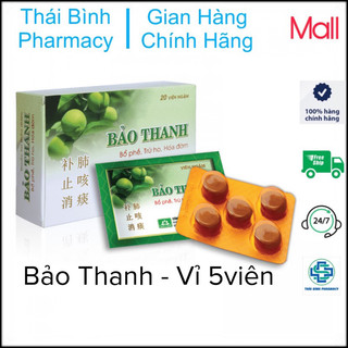 Viên ngậm bảo thanh - vỉ 5viên