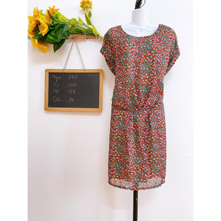 [BIGSIZE,FREESIZE] Đầm Nhật, Voan Hoa, Hai Lớp, New Tag