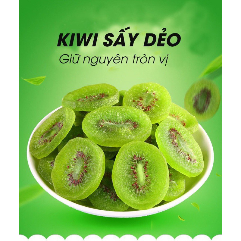 Kiwi sấy dẻo chua ngọt thơm ngon 500GR - THE GARDEN
