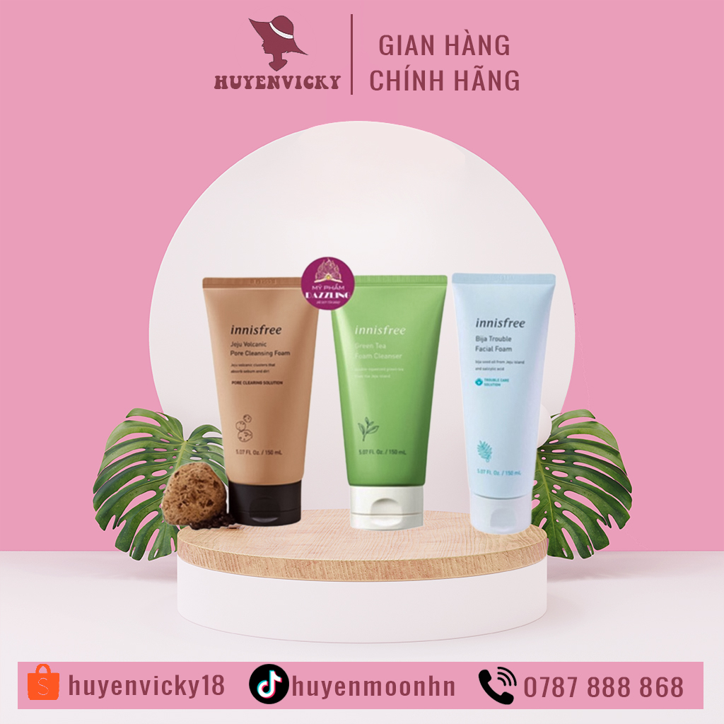 [Mẫu Mới] Sữa Rửa Mặt Innisfree 150ml {FREESHIP TOÀN QUỐC}