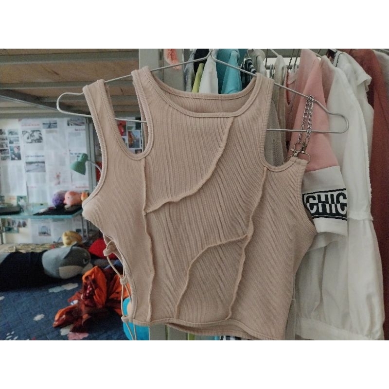 Áo 2 hand trắng và hồng