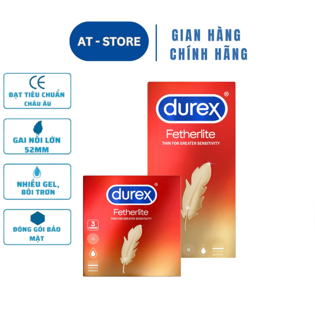 hộp Bao cao su siêu mỏng DUREX Fetherlite Ultima siêu mỏng (CHE TÊN SP KHI GIAO)