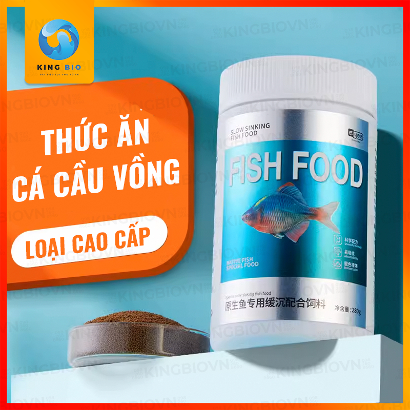 Thức ăn cân bằng dinh dưỡng cho cá cầu vồng và các loại cá nhỏ khác - cám Yee Fish Food (hạt chìm chậm)