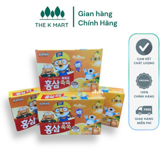 Nước hồng sâm hoa quả Paldo Pororo Hàn Quốc hộp 10 gói