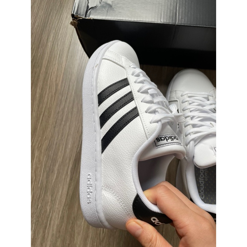 Thanh lý giày chính hãng adidas grand court nữ size 38 form nhỏ