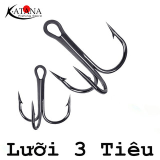 Combo 2 Lưỡi Câu 3 Tiêu Gắn Mồi Giả 