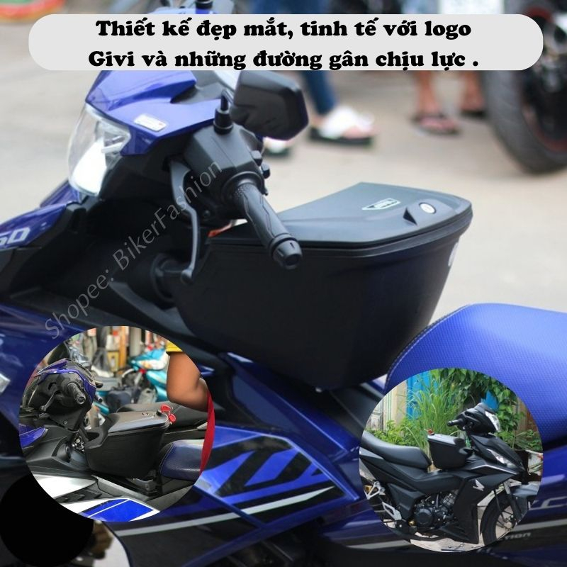 Thùng giữa givi G10N hàng chính hãng mới 100% - BH 2 Năm