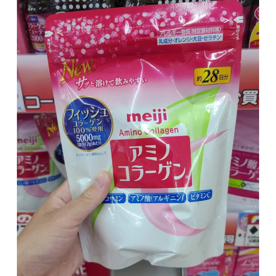 Bột Collagen Meiji Amino 28 ngày 196g