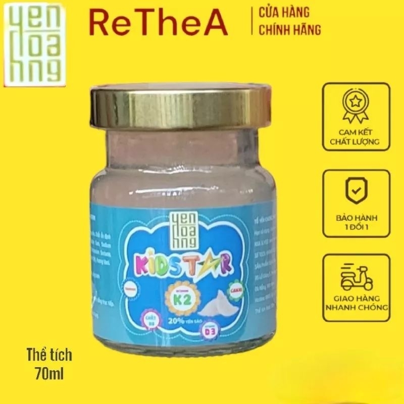 Combo 10 Hủ Yến sào cho bé Kidstar 20% yến, giải pháp cho bé thông minh cao lớn, hô trợ tiêu hóa.