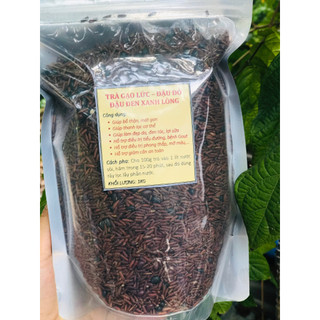 Trà gạo lức rang, đậu đen xanh lòng nhỏ, đậu đỏ, bịch zip 1kg