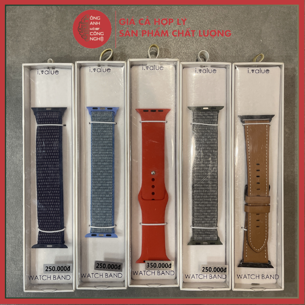 Dây đeo đồng hồ iwatch chính hãng, dây Da Genuine Leather Watchband AP Watch S1/2/3/4/5/6/7/SE - 38/40/41, 42/44/44mm