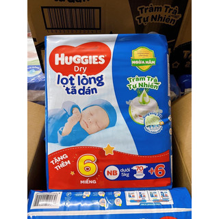 Tã dán sơ sinh huggies NB58+2/S56