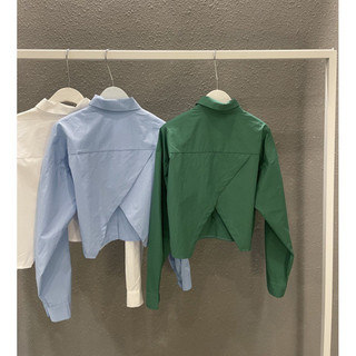 Áo sơ mi croptop AY