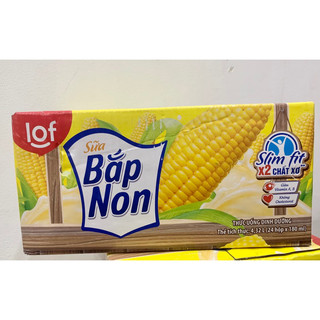 Thùng 6 lốc - sữa bắp non lif 180ml