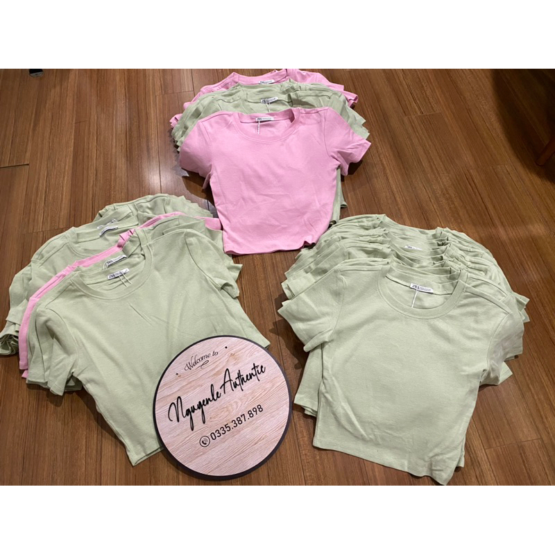 Áo phông croptop Zara Authentic