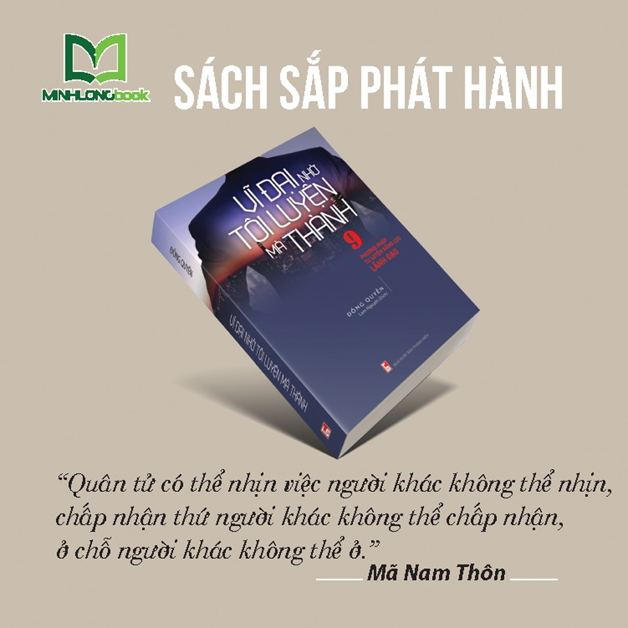 Sách: Vĩ Đại Nhờ Tôi Luyện Mà Thành