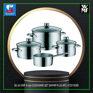 Bọ nồi wmf 4 món cookware set saphir plus 4pc- 0725116380 hàng chính hãng