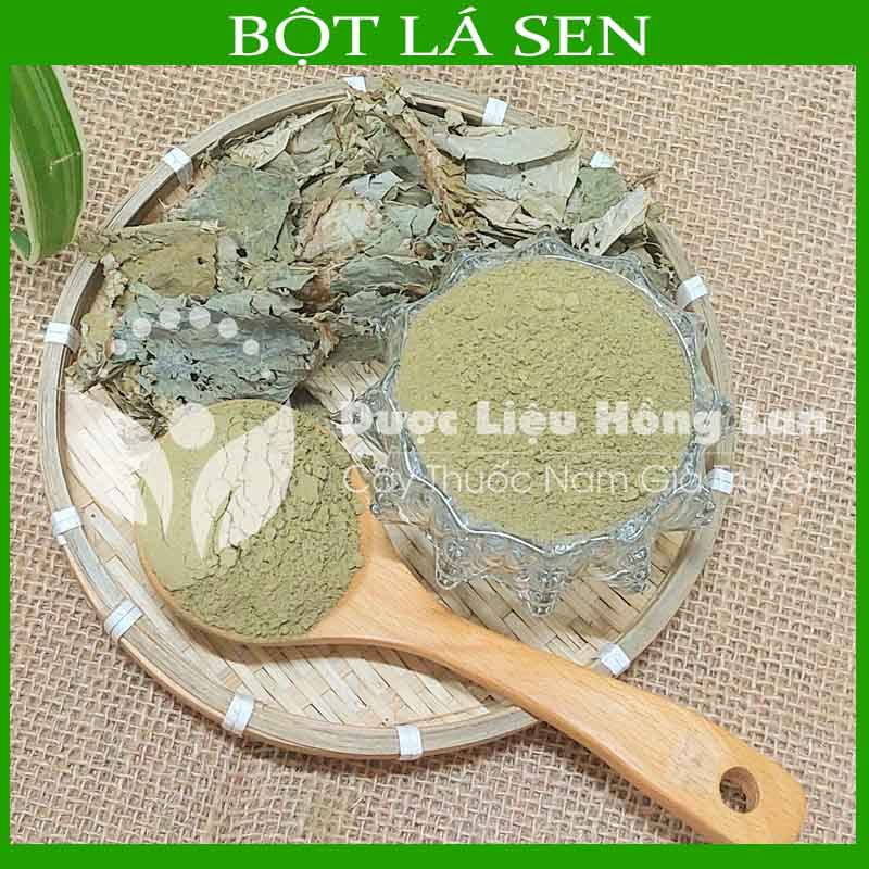 ✅ 500g Bột lá sen sấy lạnh 100% nguyên chất - giúp giảm mỡ béo, ngủ ngon - Hàng Công ty loại 1