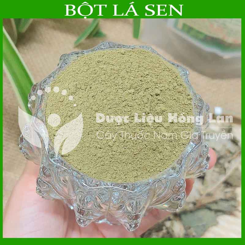 ✅ 500g Bột lá sen sấy lạnh 100% nguyên chất - giúp giảm mỡ béo, ngủ ngon - Hàng Công ty loại 1
