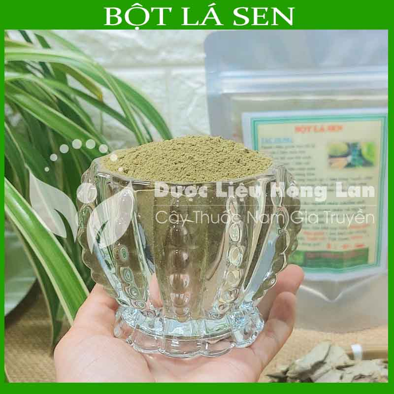 ✅ 500g Bột lá sen sấy lạnh 100% nguyên chất - giúp giảm mỡ béo, ngủ ngon - Hàng Công ty loại 1