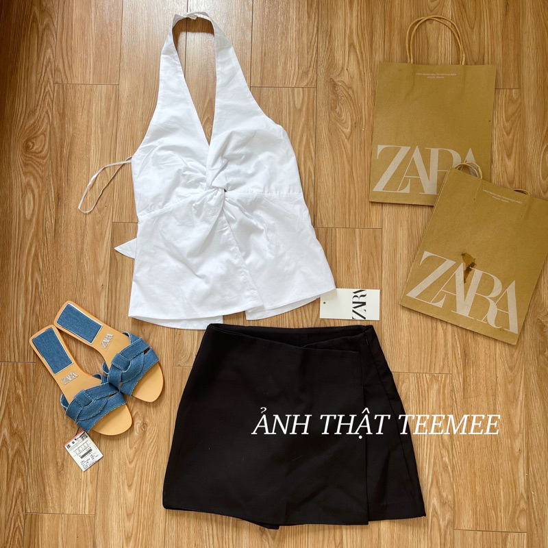 Áo yếm xoắn ngực nơ lưng Za.ra