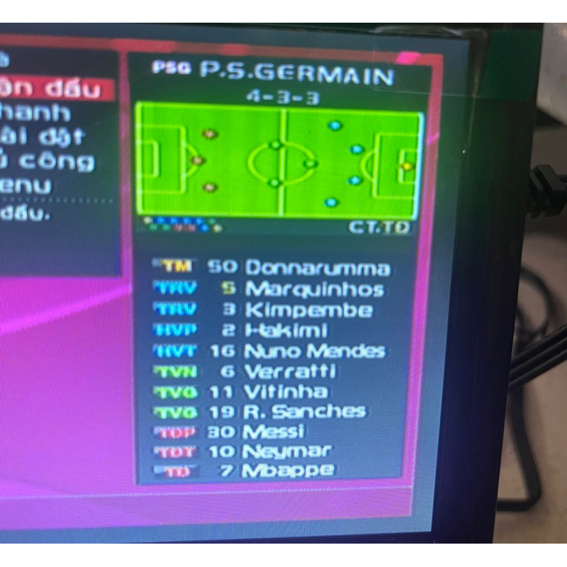 Đĩa game ps2 -  pes 2023 tiếng Việt có đội tuyển Việt Nam